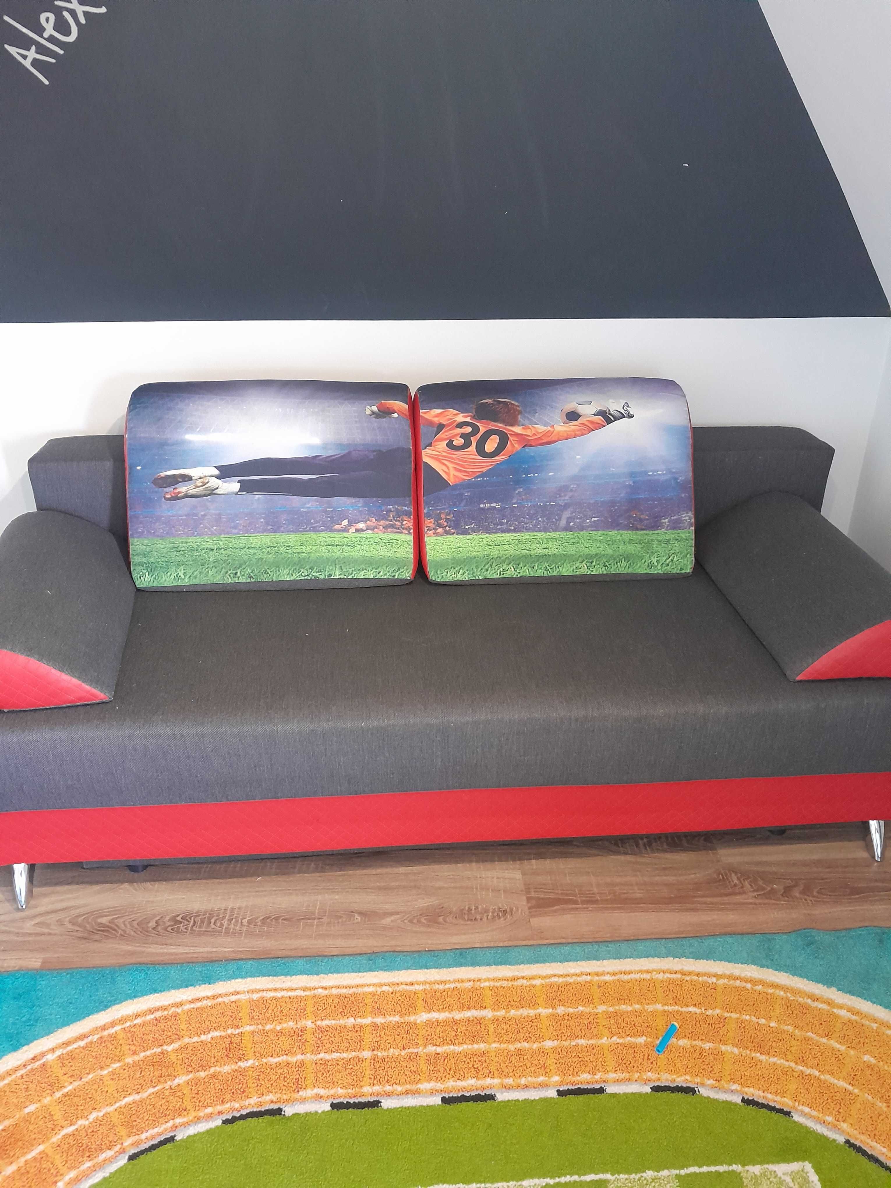 Sofa dla młodego piłkarza