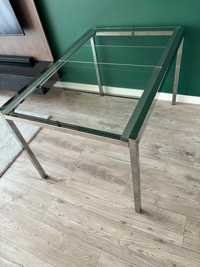 Stół szklany rozkładany Ikea GLIVARP