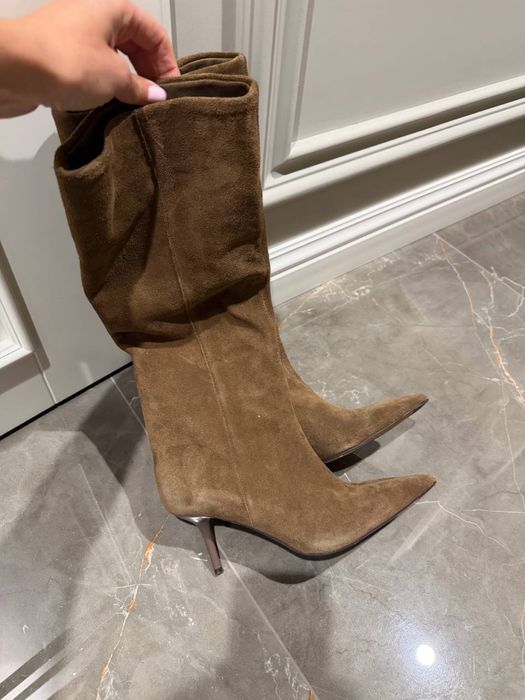 Чоботи zara натуральні