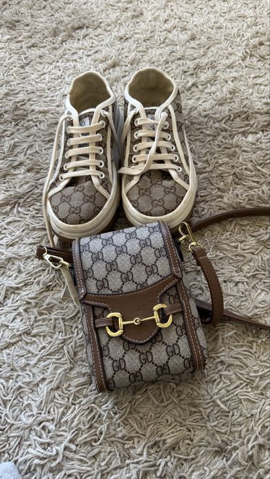 Кеды gucci.Сумка gucci.