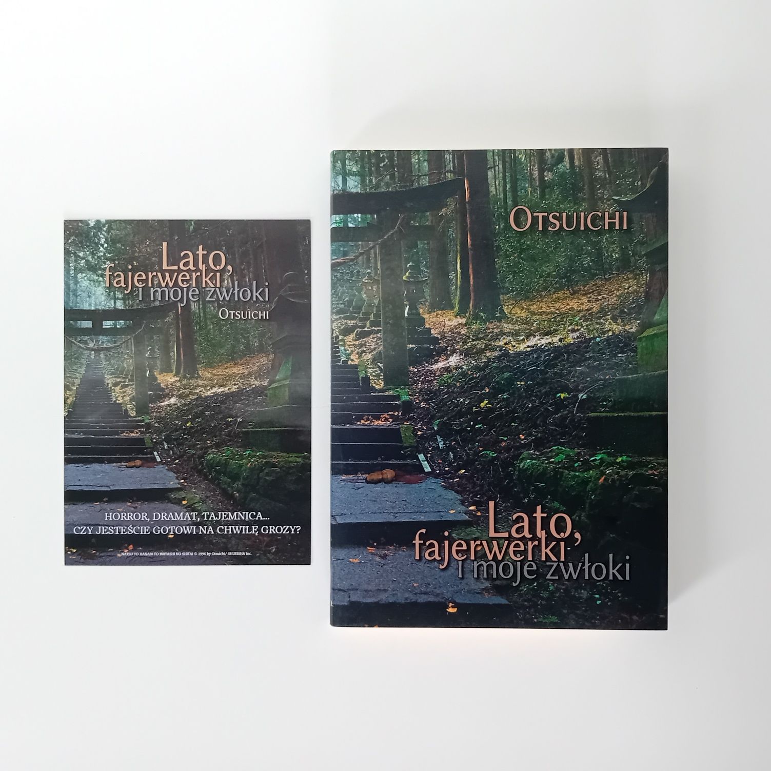 Lato, fajerwerki i moje zwłoki + ulotka manga light novel LN Waneko