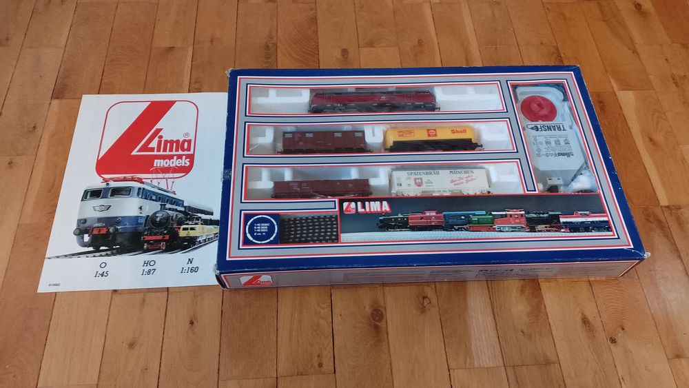 Lima H0 1:87 lokomotywa wagony zestaw kompletny kolekcjonerski