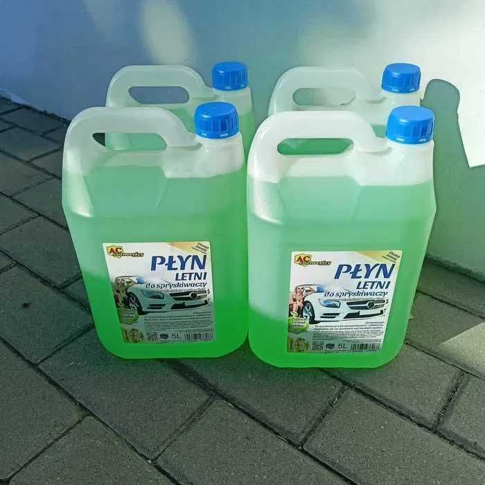 Letni Płyn Do Spryskiwaczy 4x 5L Zielone Jabłko 20 Litrów