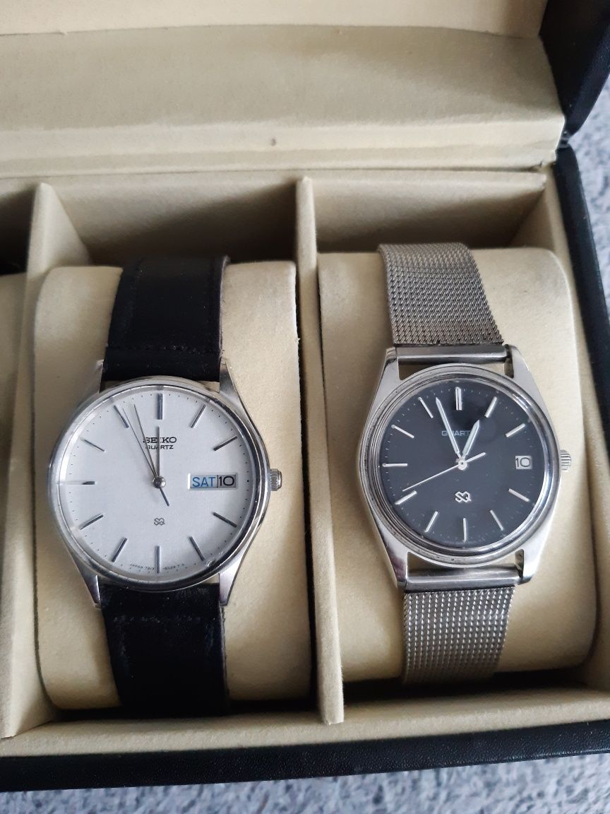 Seiko, Citizen, Casio zegarki kolekcja, quartz,  automatic + szkatułka