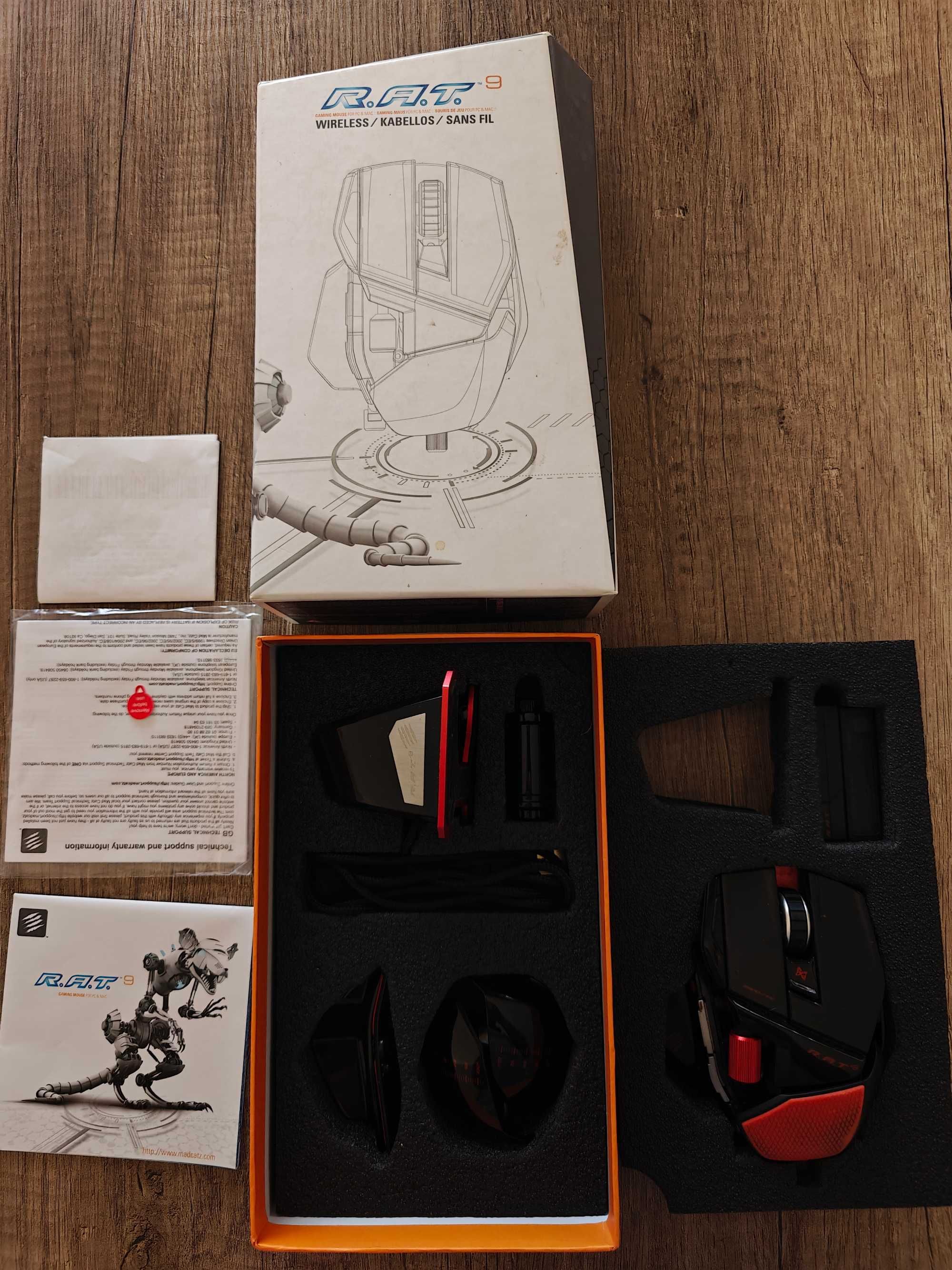 Mad Catz R.A.T. 9 – Rato Gaming Wireless | Excelente Estado