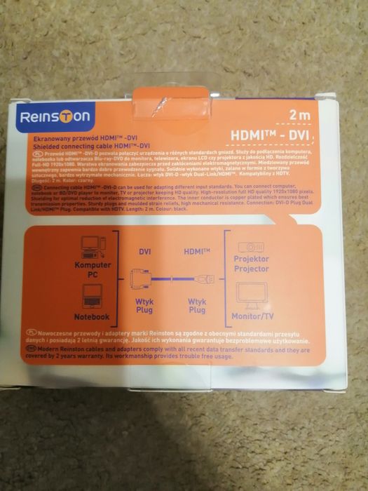 Sprzedam nowy kabel HDMi - DVI.