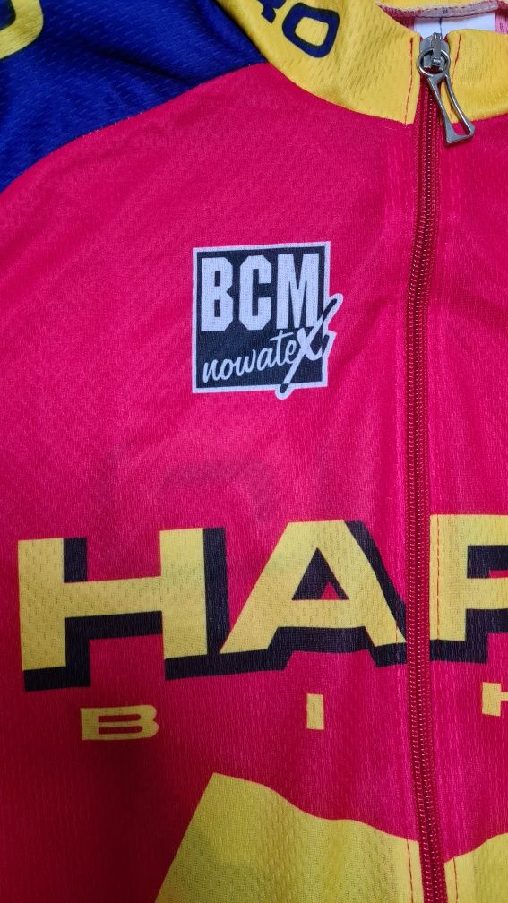 BCM Nowatex Koszulka rowerowa kolarska rozm. M na zamek unisex