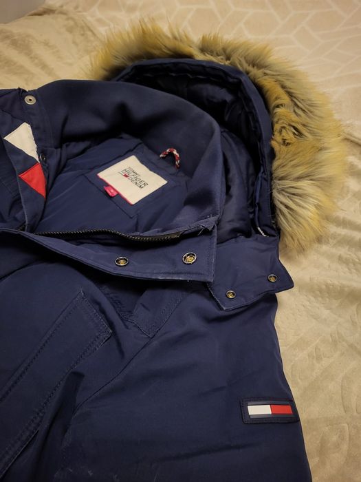 Męska zimowa kurtka z kapturem TOMMY HILFIGER M