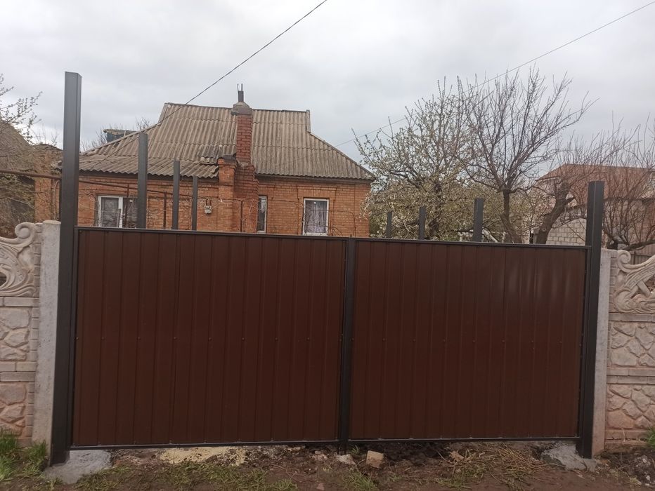 Ворота, рамка, забор , калитка с профлиста