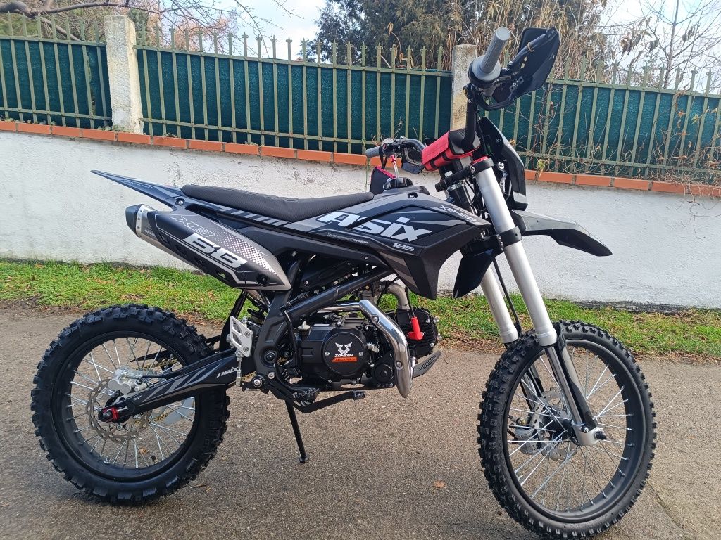 Porządny NOWY CROSS ASIX 125 lub 140 Duże KOŁA 16/19cali lub 14/17 RAT