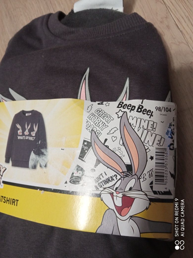 Nowe bluza ,looney tunes , r. 98/104