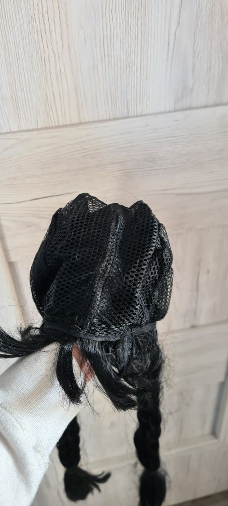 Peruka Wednesday Addams karnawał
