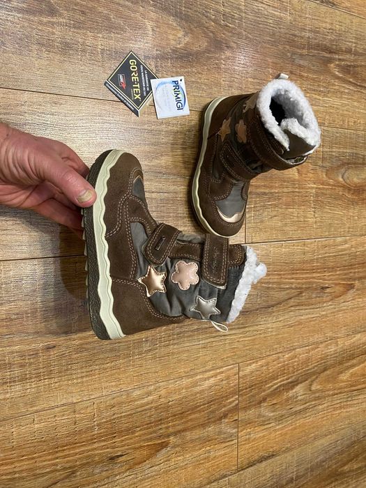 Сапожки зимние термо ботинки на девочку черевики Primigi Gore-Tex р.28
