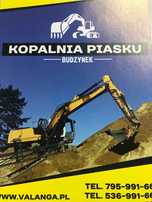 Kopalnia w Budzynku, piach, piasek, żwir, transport, otoczaki, drenaż