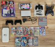 Konsola Nintendo Switch OLED gwarancja do 27.01.2027 + 11 gier