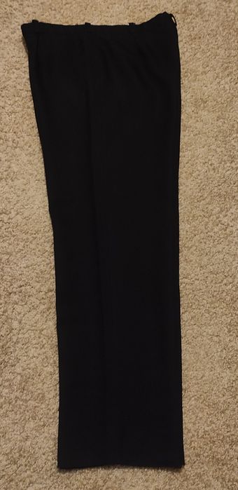 Czarne spodnie męskie garniturowe na kant, rozm. XL, XXL