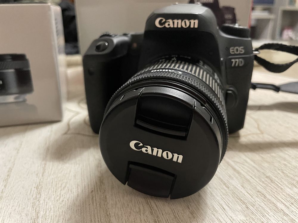 Canon 77D + objetiva 18-55 e 50