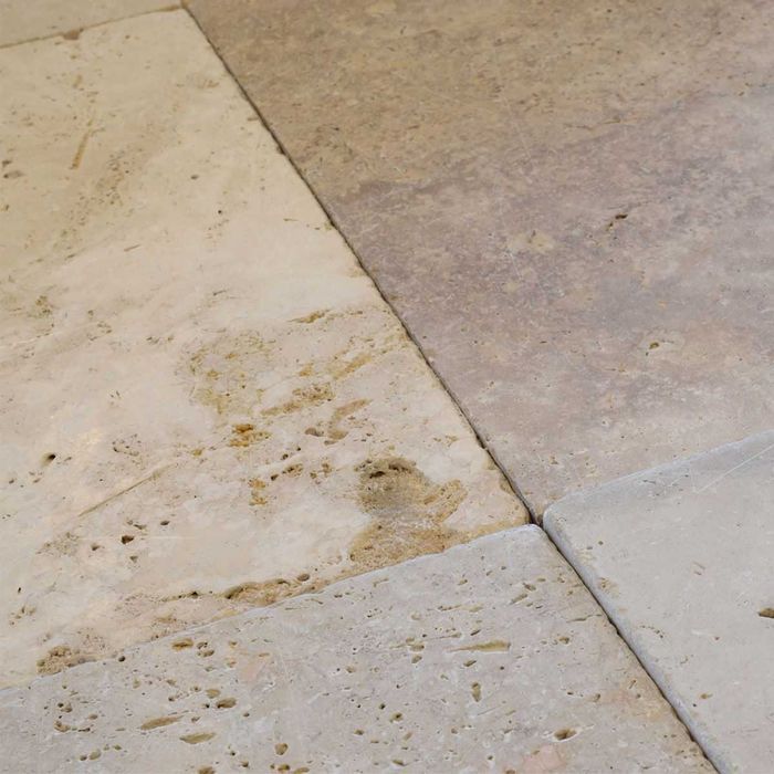 Płytki Trawertyn Classic Mix bębnowany komplet 0,742 m2