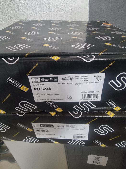 Тормозні диски Renault megane 3