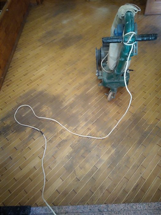 Шлифовка паркета