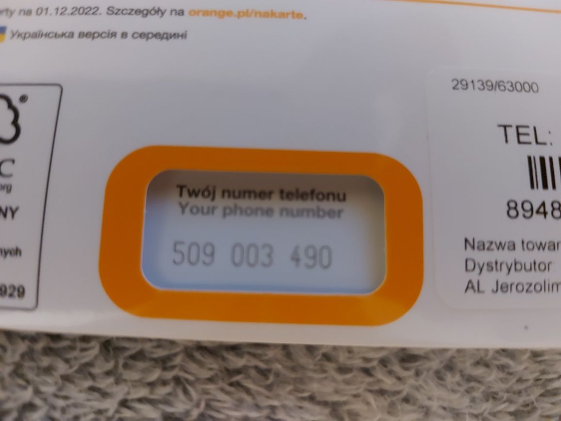 Zloty numer orange