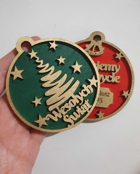 Zawieszki na choinkę jako podziękowania,upominek dla gości,pracowników