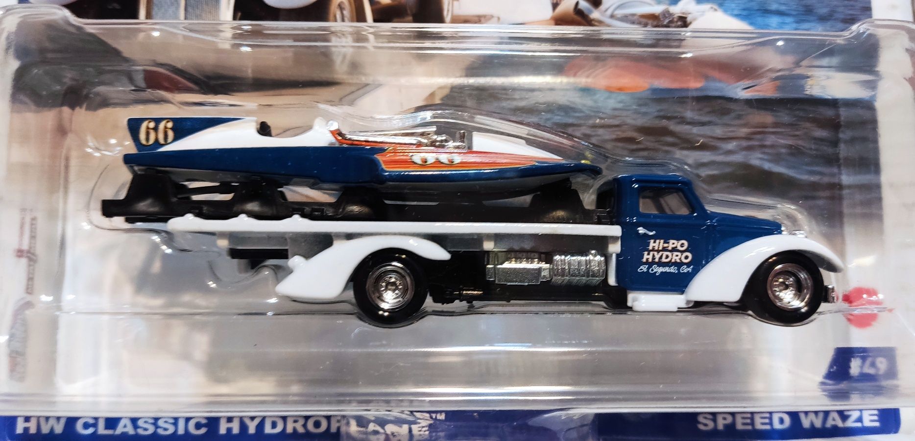 Hot Wheels Premium Team Transport Hydroplane  Speed Waze