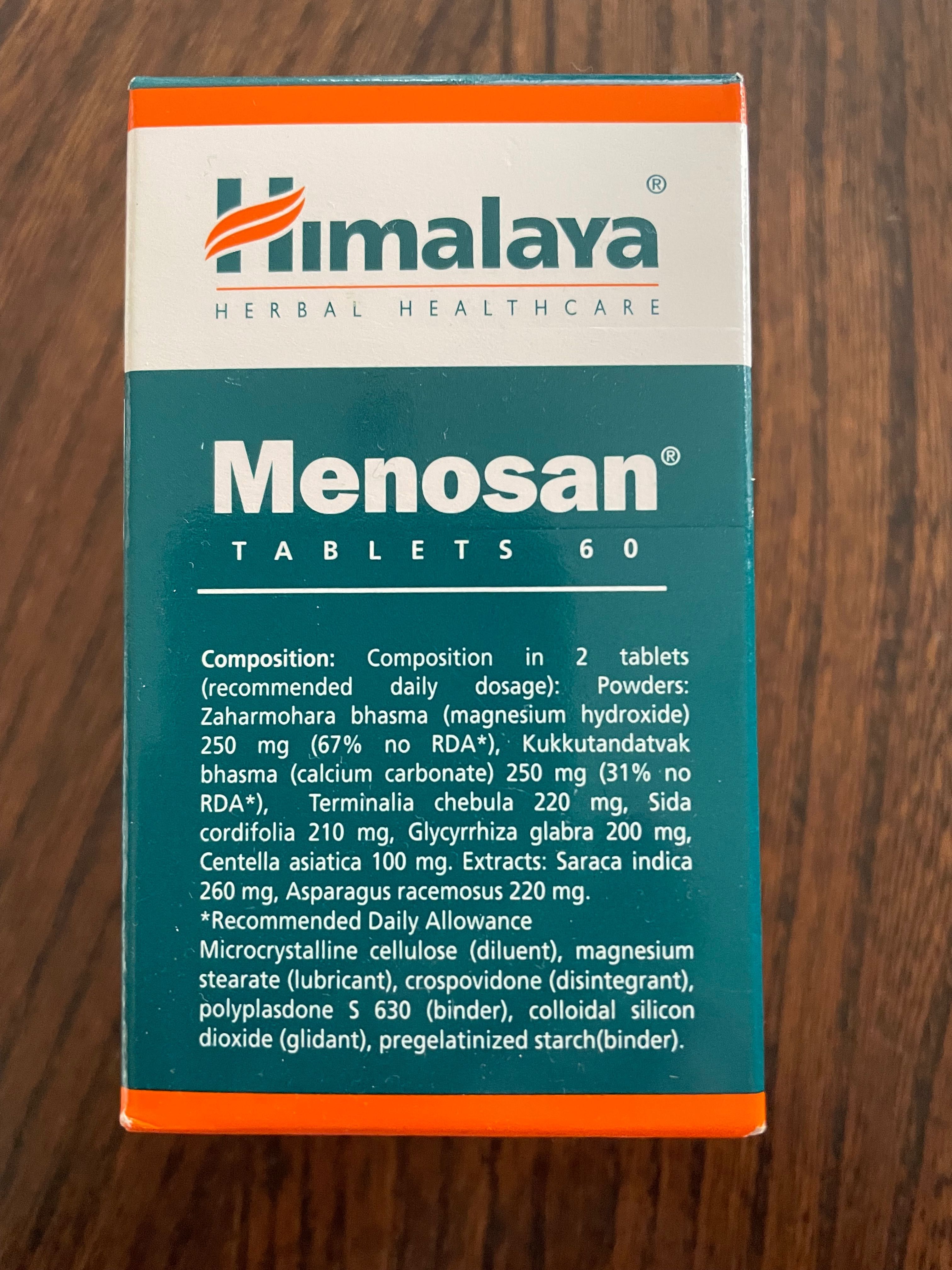 Menosan Himalaya 60 sztuk menopauza