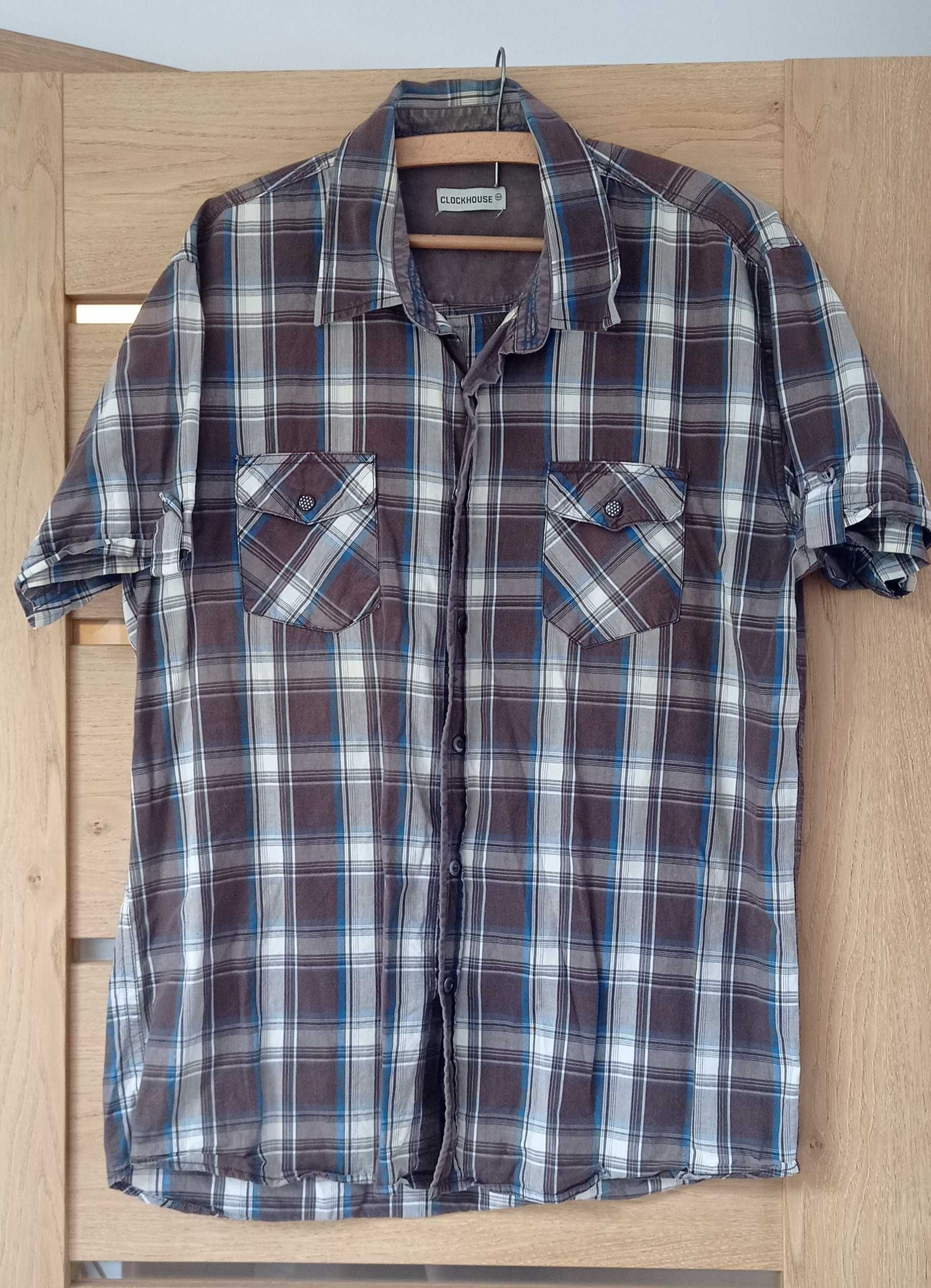 C&A elegancka koszula w kratę XL