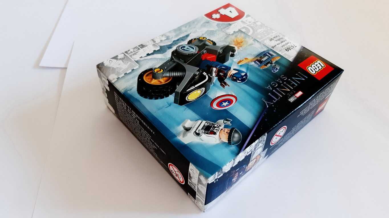 LEGO Super Heroes 76189 Captain America and Hydra Face-Off selado