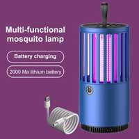 Лампа-ловушка для комаров Бытовая с зарядкой от Usb 1001 MOSQUITO LAMP