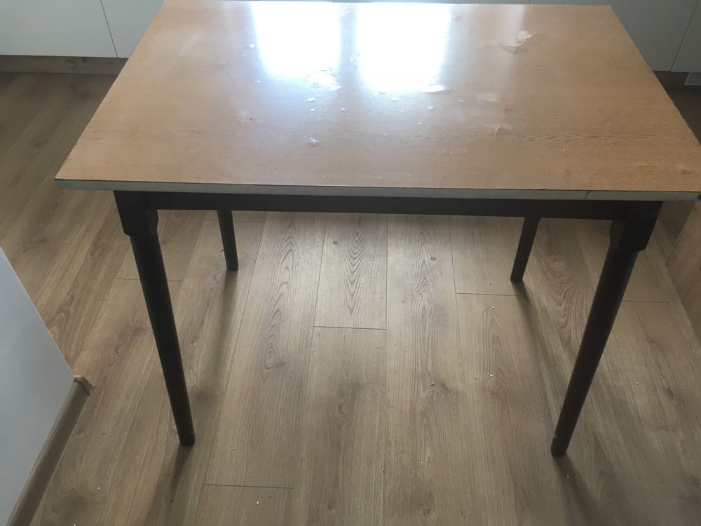 Komplet krzeseł PRL + stół