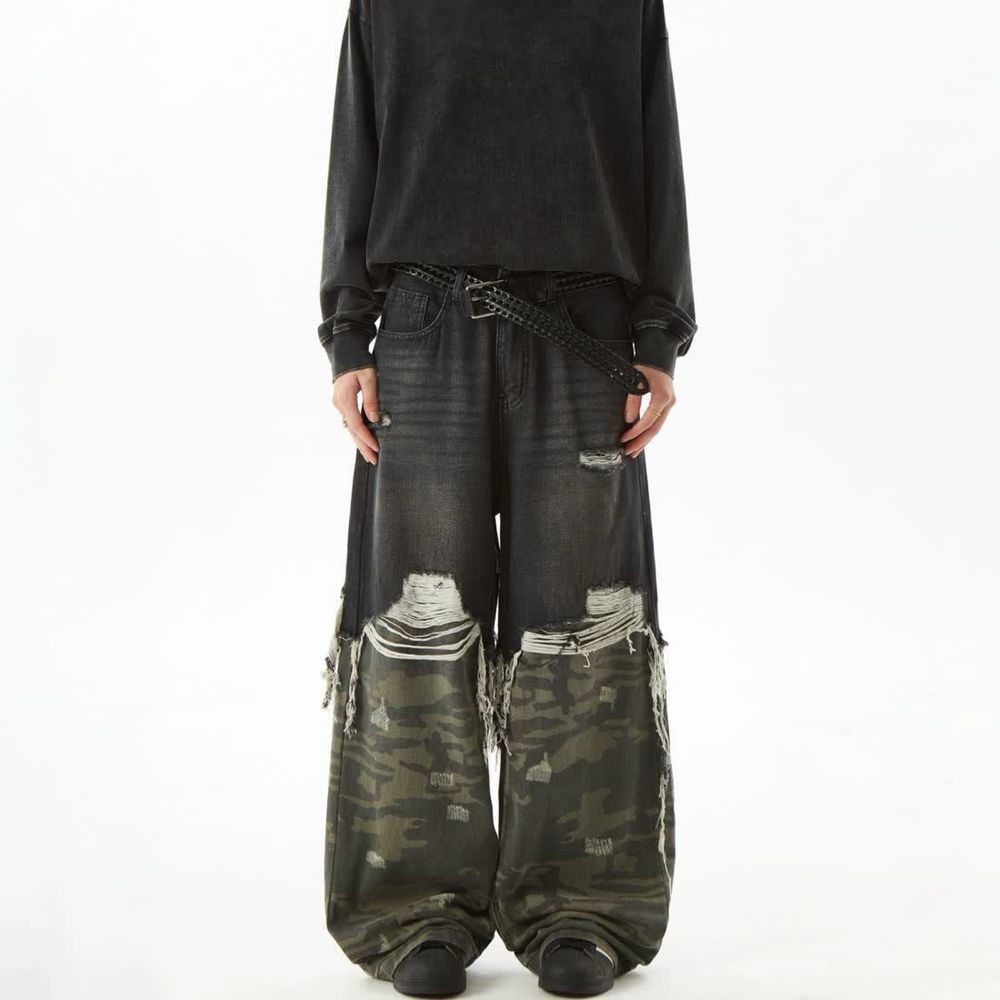 Adidas Balenciaga камуфляжные rap opium sk8 y2k jeans jaded london