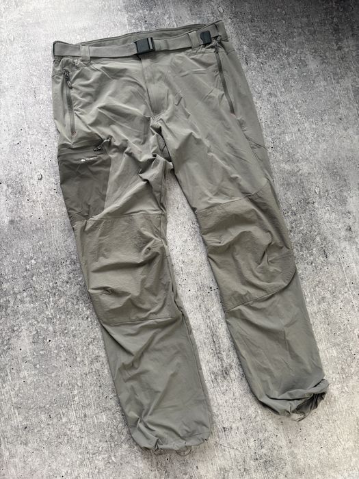 Трекинговые нейлоновые штаны Quechua с нейлоновым карманом на утяжках