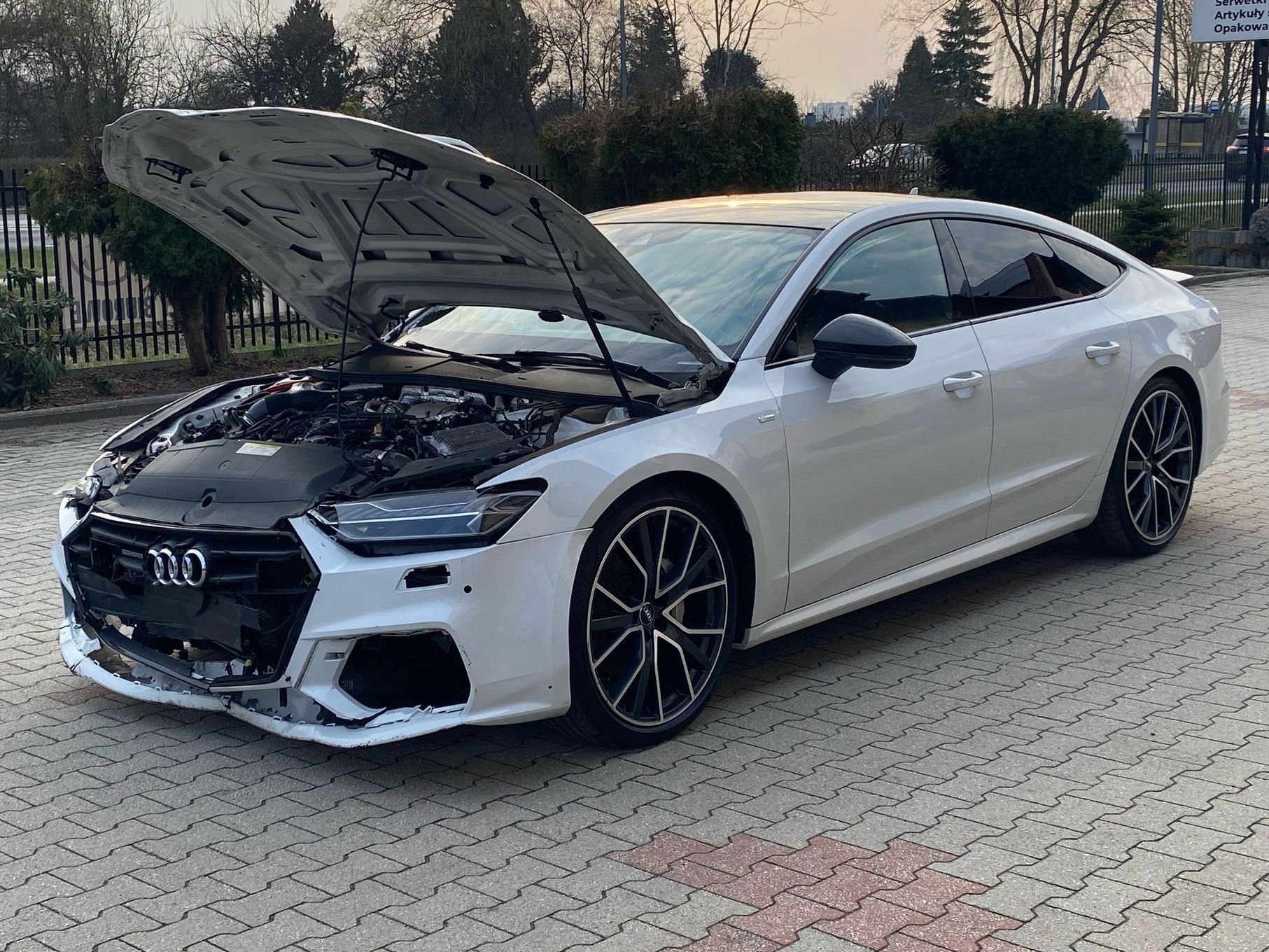 Audi A7 50TDI Quattro S-Line B&O Matrix Salon Polska Panorama Alcantara