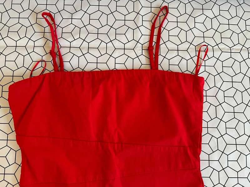 Seksowna mini sukienka New Yorker (FB Sister) | Czerwona | Rozmiar L