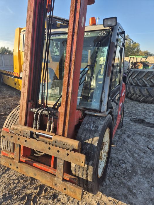 Wózek Widłowy Mantiou MSI 25 terenowy diesel przesuw boczny ogrzewanie