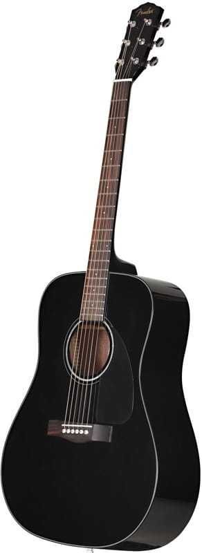 Gitara akustyczna FENDER CD-60 czarna / mega zestaw XXL