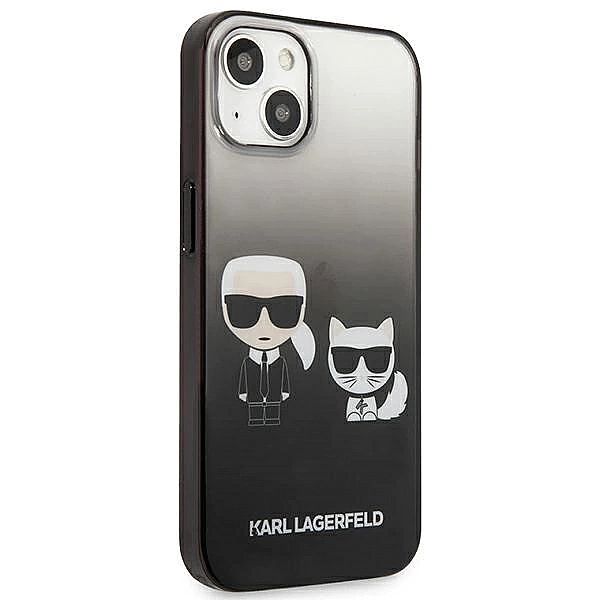 Etui Karl Lagerfeld Gradient Ikonik Karl&Choupette na iPhone 13 mini -