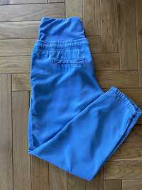 Spodnie ciążowe HM Mama na lato niebieskie S