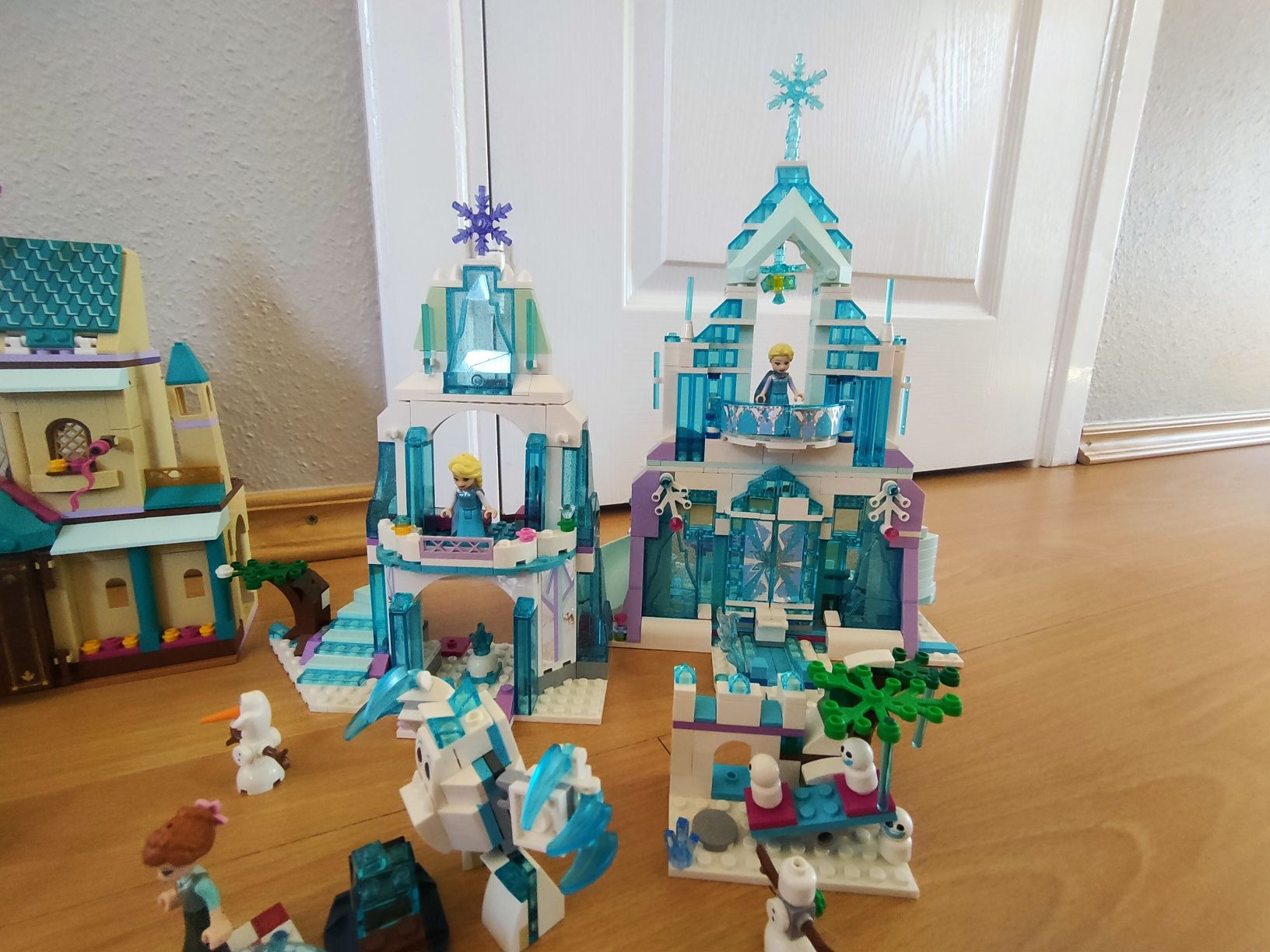 Lego Frozen wielki pakiet zestawów pałac Elsy zimowa wioska i inne