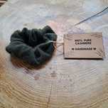 Luksusowa gumka do włosów scrunchie handmade z 100% kaszmiru