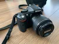 Máquina Fotográfica Reflex NIKON D5200+AFS DX 18/55G VR + bolsa