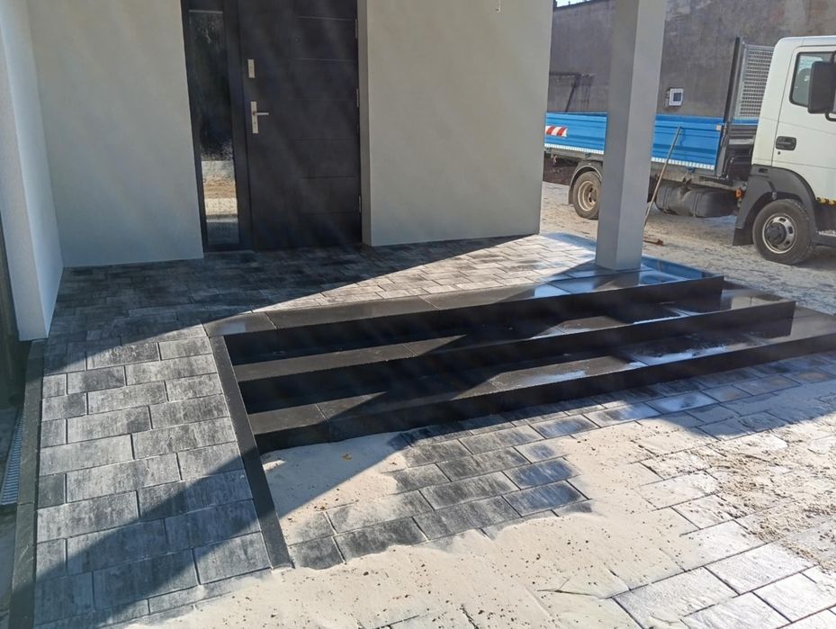 Utwardzanie terenu Brukarstwo Układanie kostki