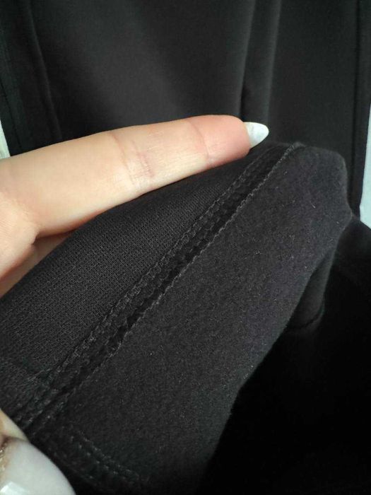 Широкі штани палаццо для підлітків для дівчаток з лампасами на флісі