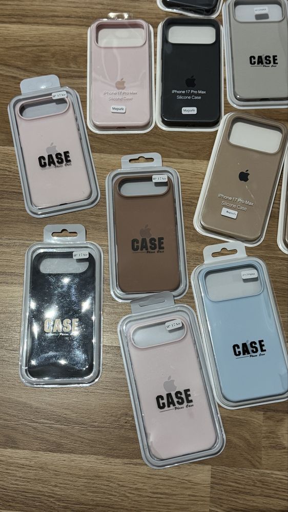 Capas iPhone MagSafe 17 Pro Max, Pro e Air