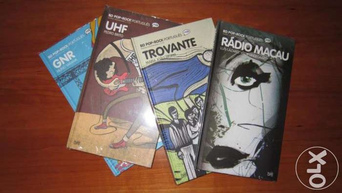 BD POP ROCK PORTUGUÊS - Colecção Livro + Cd - Novos!!!