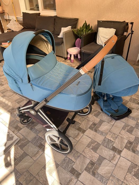 Коляска Cybex Priam 2 в 1 Mountain Blue