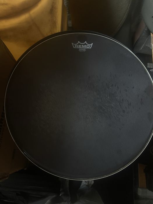 Peles bateria - Remo Emperor Black Suede 12/16
