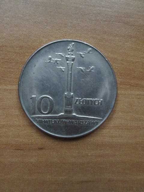 Moneta 10zł, 1965 rok, Kolumna Zygmunta